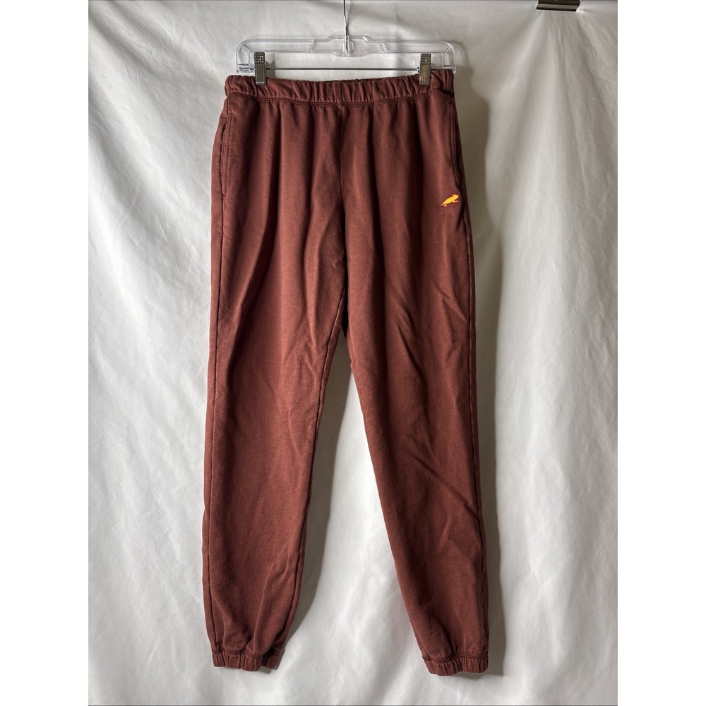 Toad & Co Women's XS Burgundy Sweatpants Granola Girl Earth Tones Vtg Vibe Logo